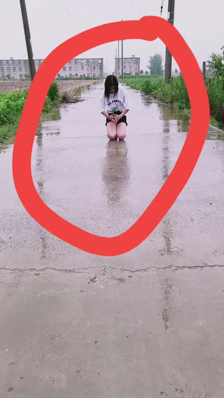 一女子因身心疲惫跪在雨中引人热议