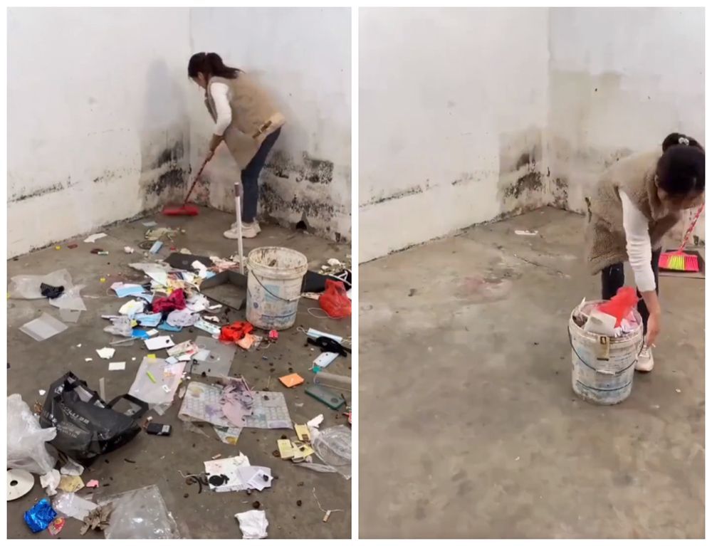 姑娘穷装废弃小屋，亲自动手，超低预算将破败卧室变成“公主风”