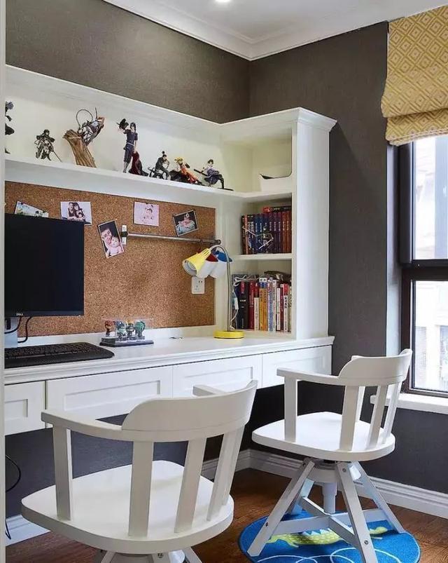 书桌一体柜组合案例,巧妙把小户型省出10㎡