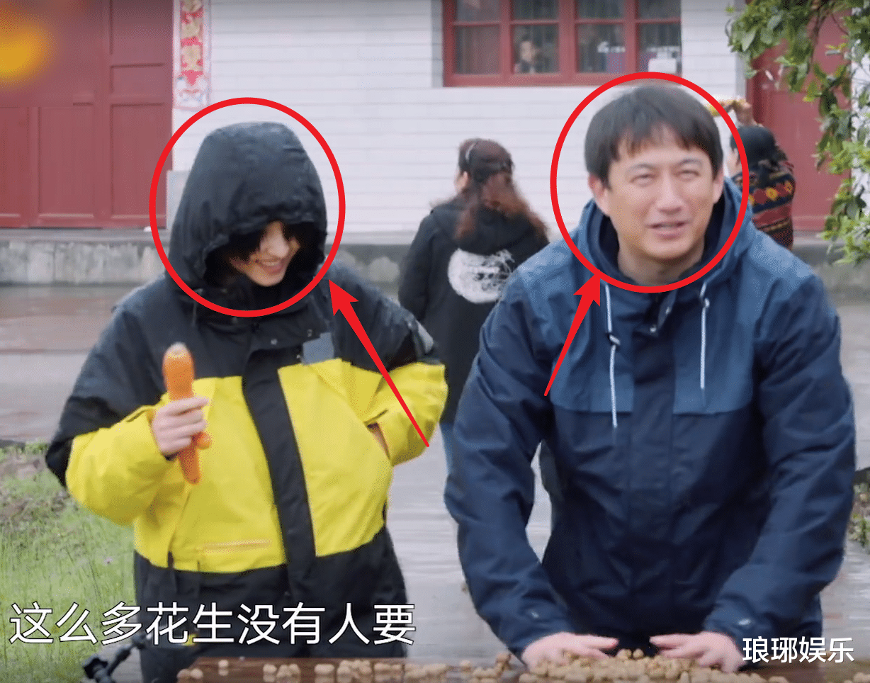 黄磊|黄磊和张子枫去捡花生，一句称呼引发热议，观众们都等了五季了