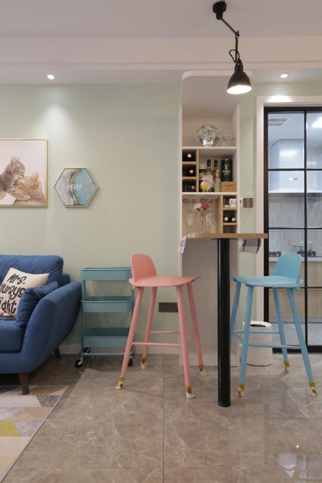 粉色北欧风新房案例,以后新房就照着装,全屋收纳柜越住越舒适