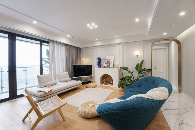 |175平现代四居室扩充大中厨，打造儿童套房