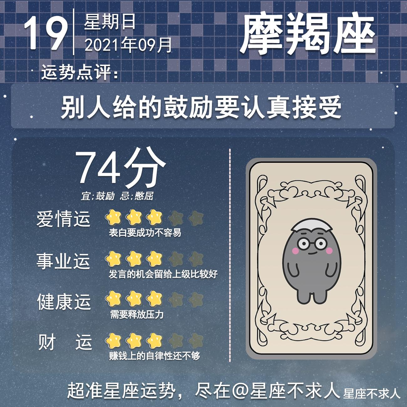 星座不求人|2021年9月19日运势