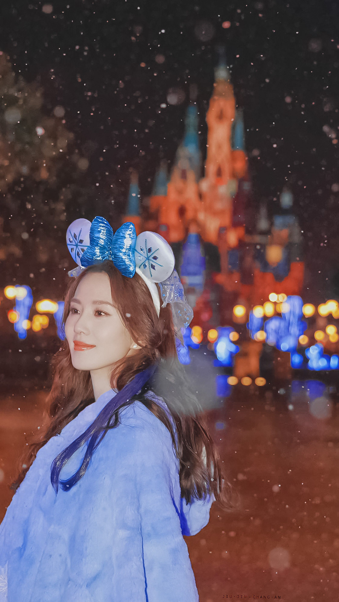 迪士尼|刘诗诗迪士尼适配度也太高了吧！真的不是童话现场吗？