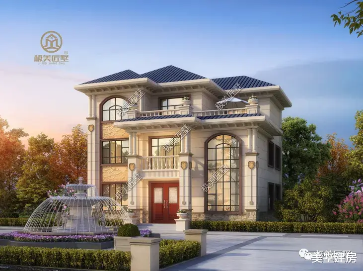 13×11米，三层欧式风格别墅，漂亮大气，奢华有格调！