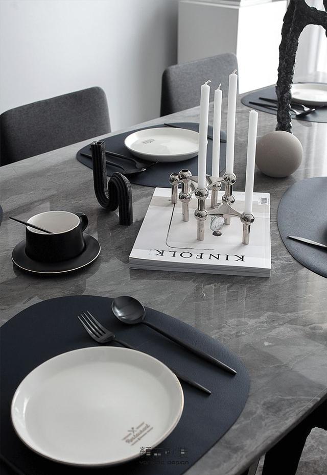 |180㎡现代简约,黑白灰的空间,营造出时尚高级的质感