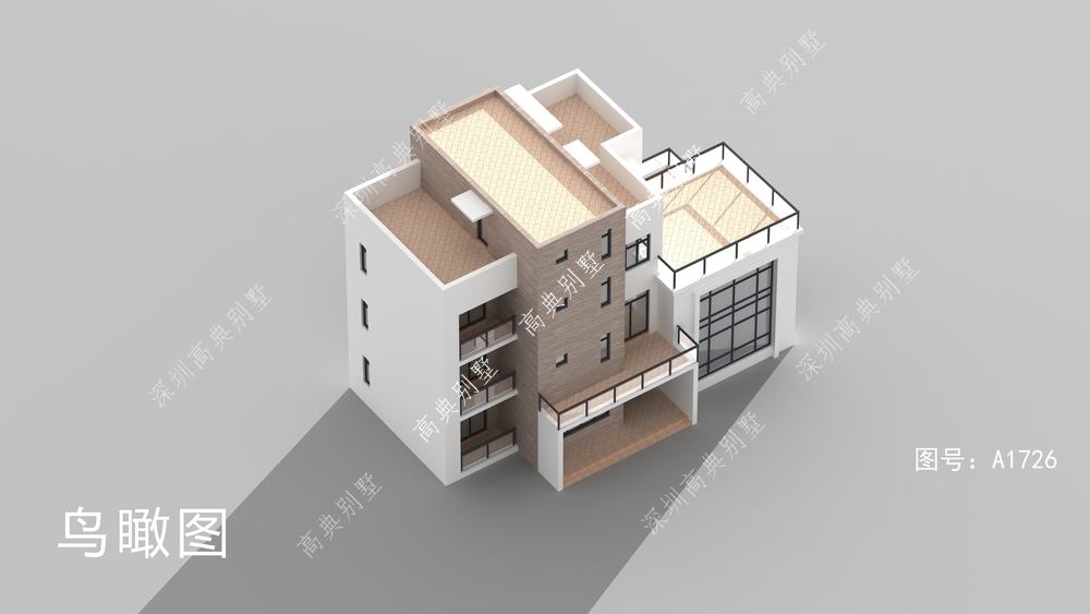 平屋顶的现代别墅,时尚大气,相信大家都会很喜爱的。