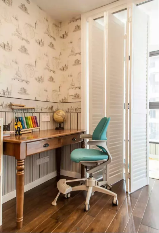 138㎡ 美式3室,沙发背景做隔断,全屋极致通透又温馨!