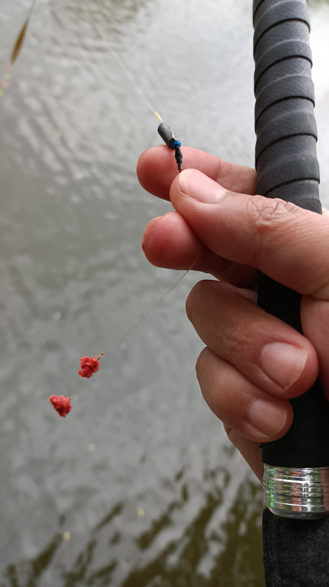 饵料|要想钓鱼钓得快，得先学会单手抛竿，省时又省力