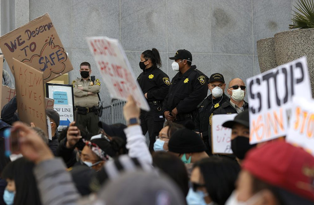 第1眼界 请停止伤害!过去两个月美国报告超500起反亚裔仇恨事件