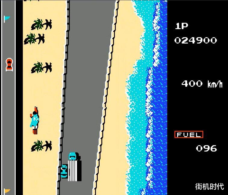 豹子 这一天等得太久，FC游戏《火箭车》卡车上路，其它车通通被撞爆