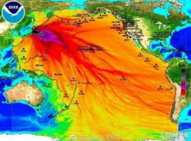 日本排放123萬噸核污水進入大海，5年以後，太平洋變成紅色！-圖2