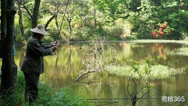 |男子野钓时遇罕见的一幕,大鱼组团上浮,网友:事出反常必有妖