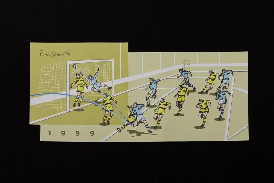 漫画家|经典永流传!漫画家再现足球史上的10个瞬间,哪一个是你的青春?