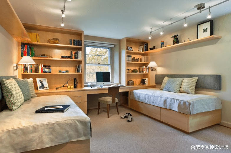跟专业人士学了7种双人儿童房布局,不用请设计师,自己照着装