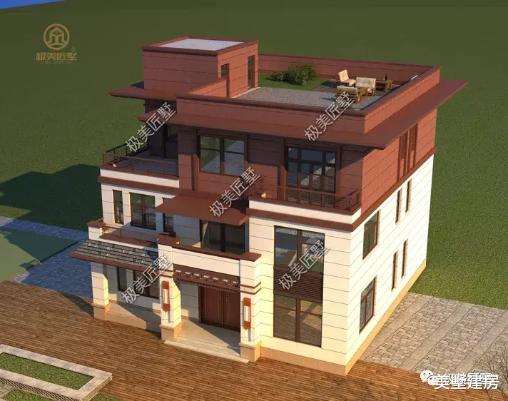 农村最豪华的别墅当属这一栋,带有地下室和电梯!