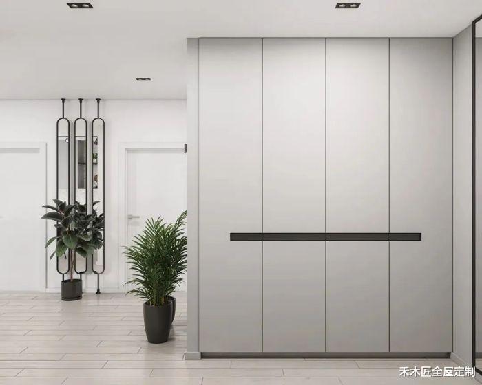 禾木匠全屋定制 兼具美观与实用的玄关柜——从入户开始，提升家的品味