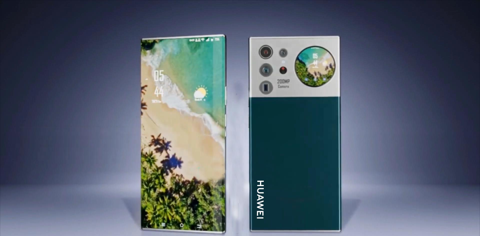 华为mate|华为Mate50Pro概念机:真全屏+圆形副屏,感觉小米12Pro落后太多