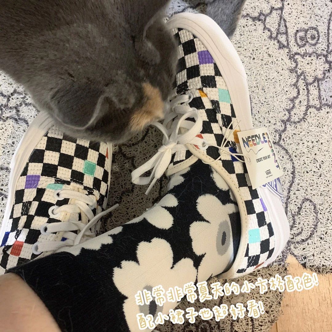 用户_482786|这款Vans彩色编织棋盘格设计太绝了！