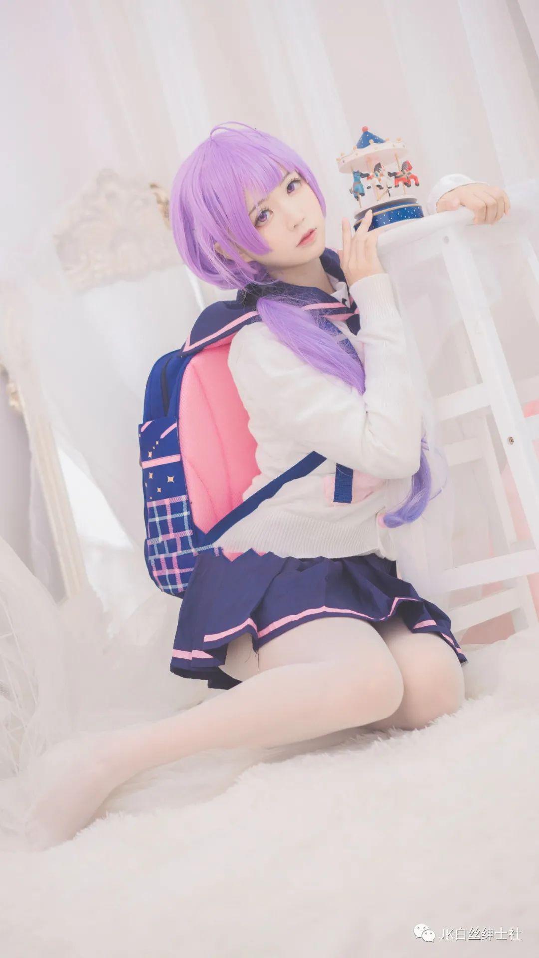 碧蓝航线|cos：碧蓝航线纯白独角兽cos正片@夏木木