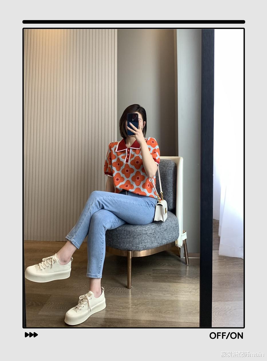 服装搭配师main|你的早秋衣橱必须要有一件针织短袖!比T恤时髦,比外套凉快