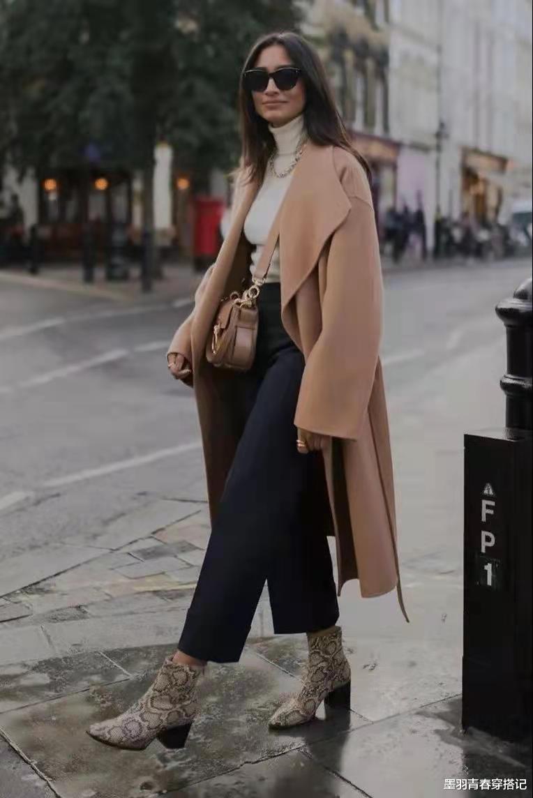 墨羽青春穿搭记 冬季外套在精不在多,优雅女人必备“羊绒大衣”,百搭高贵显气质