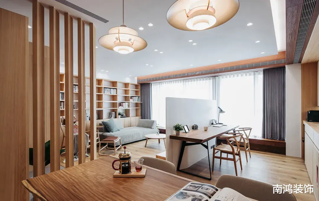 隔断不一定要整墙，半墙才是真的香啊！