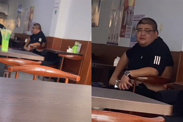 下雨说娱乐 网红泡泡龙生前最后画面，大冷天穿短袖等待吃饭，脸部发黑明显！