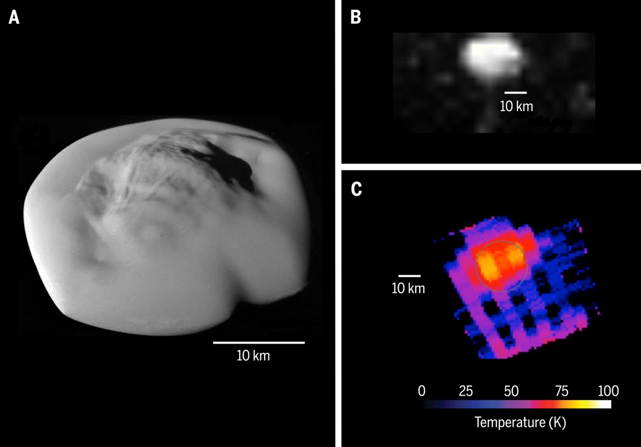 土星 隐藏在土星光环内的巨型UFO：土卫十八的近距离样貌和它的成因