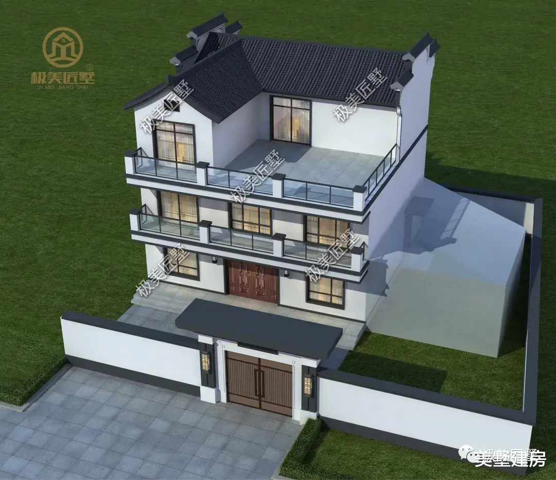 经典徽派风格别墅，耐看实用不易过时！