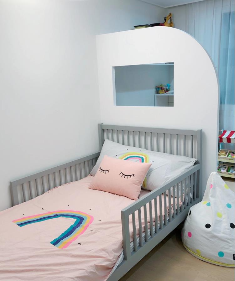 下次装修我也照着他家来,去客厅化不要电视,女儿房成了打卡区!