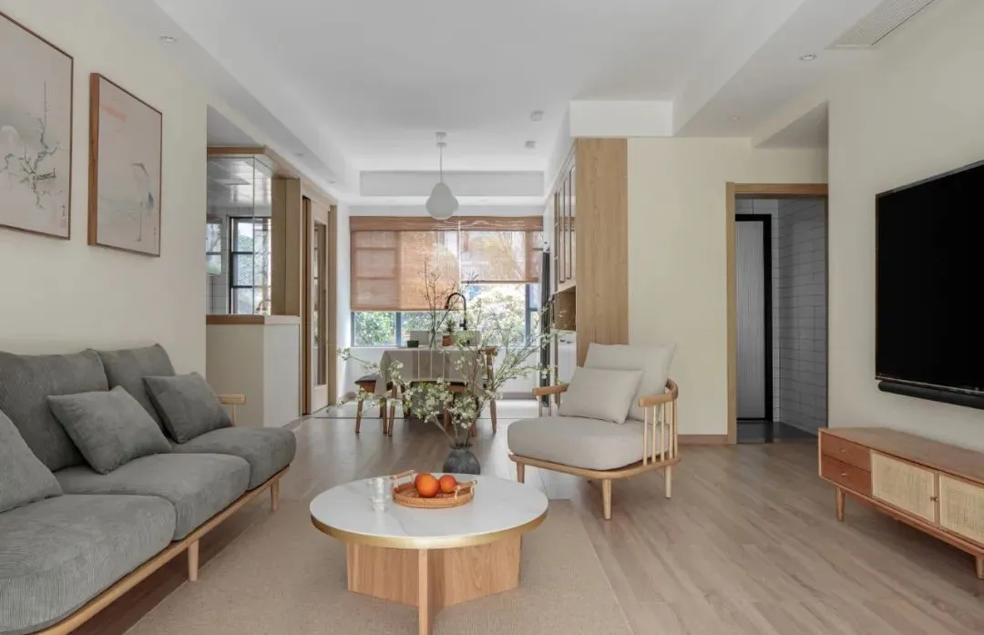 |113㎡自然原木风三居，去繁从简，回归生活本真！