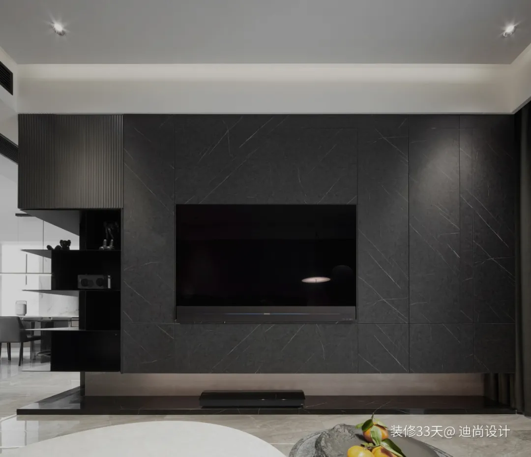 装修设计：现代简约高级三室，二孩之家三代同堂