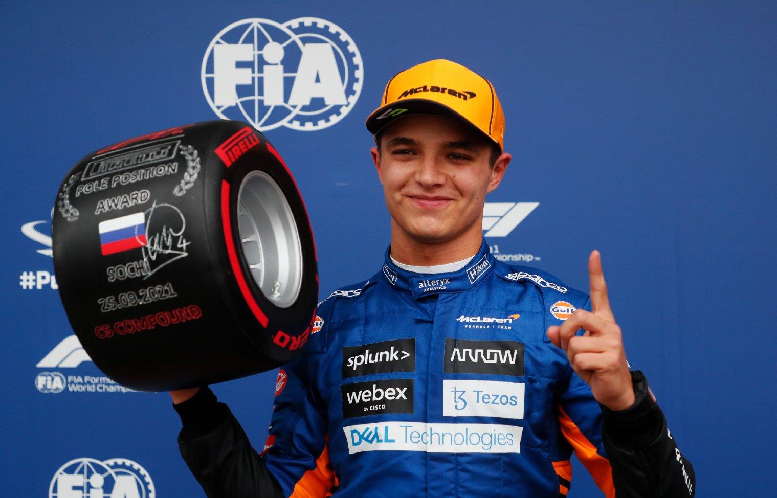 F1|1个杆位4个领奖台和年度第6名，兰多·诺里斯收获F1生涯最佳赛季