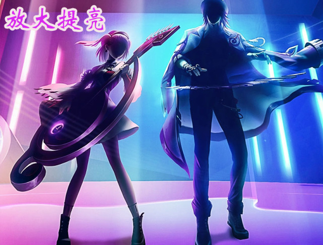 小乔|520新皮肤正式官宣，小乔红色吉他超大，洛丽塔公主裙美哭，周瑜浮空钢琴超酷