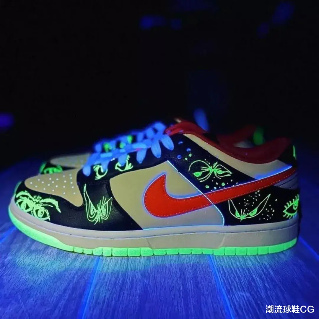 潮流球鞋CG Nike万圣节整活，一双比一双亮眼！这是你小时候要的灯鞋吗