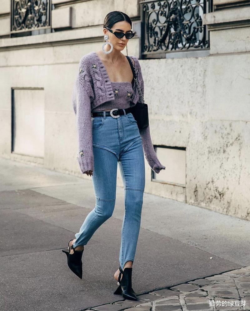 勤劳的绿豆芽 秋冬季针织衫搭配攻略,不仅时尚百搭,还能给造型增添不少温柔感