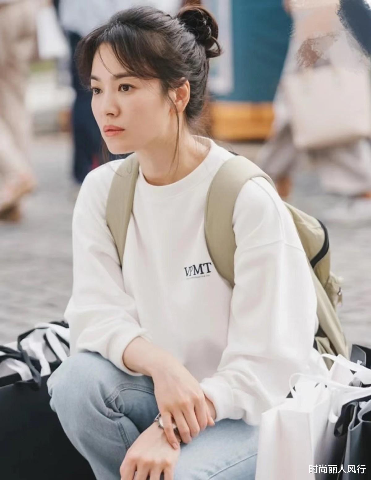 时尚丽人风行 新剧还没开播，宋慧乔的穿搭就先火了！穿百元卫衣，刷爆颜值新高
