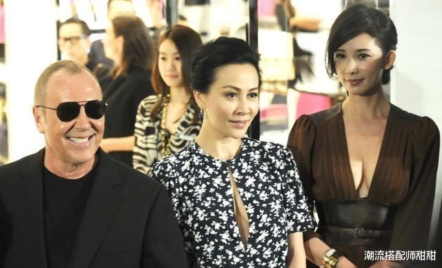 潮流搭配师甜甜 刘嘉玲、林志玲虽然不是同龄人，但俩人的身材，还真挺有可比性的