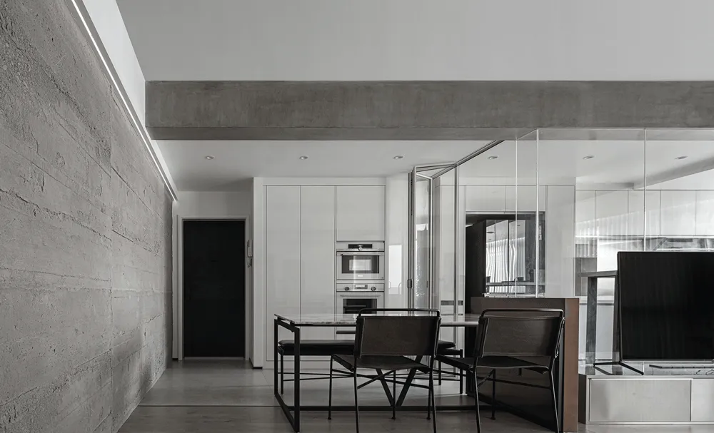 留白+不锈钢+原木风：123m2大平层精装房，改完后满屏高级感！