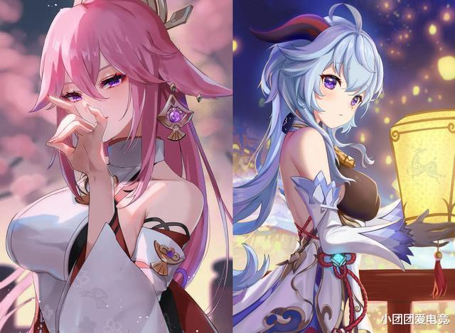 甘雨|原神：八重神子大招特效曝光，樱花雨场景，会露狐狸尾巴，还抽甘雨吗！