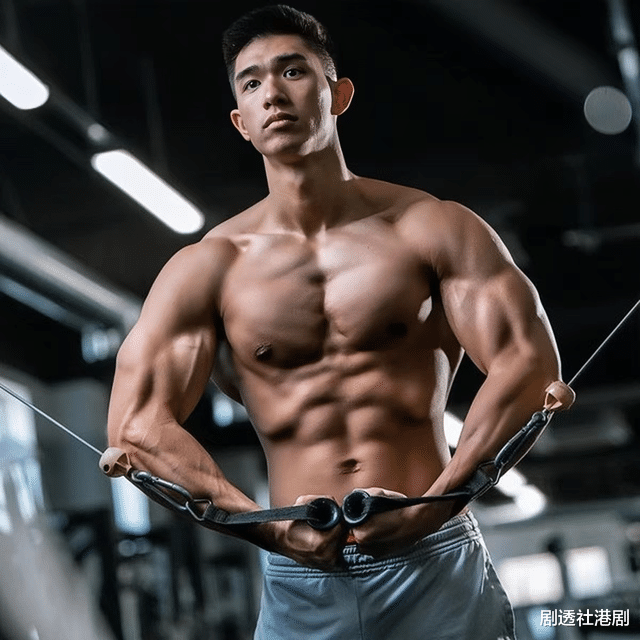 吴婉芳|香港著名女星小儿子晒健身视频，长相帅气有型，44寸胸肌抢镜