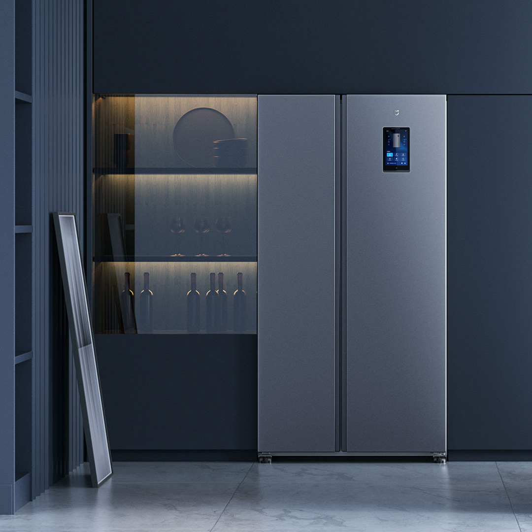 HTC|3499元！米家新款对开门冰箱发布：540L容量，一天1度电