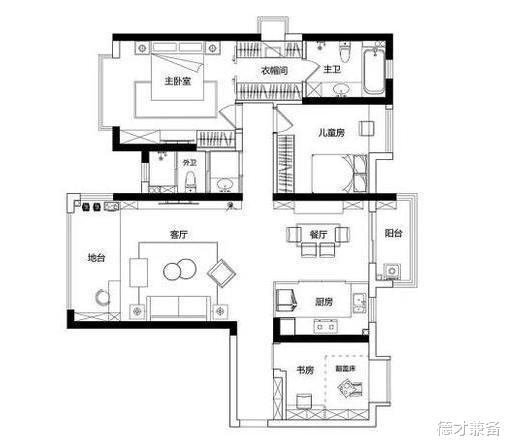 德才兼备|打通阳台的86㎡新家，玻璃做隔断，使用效果堪比百平米大户型