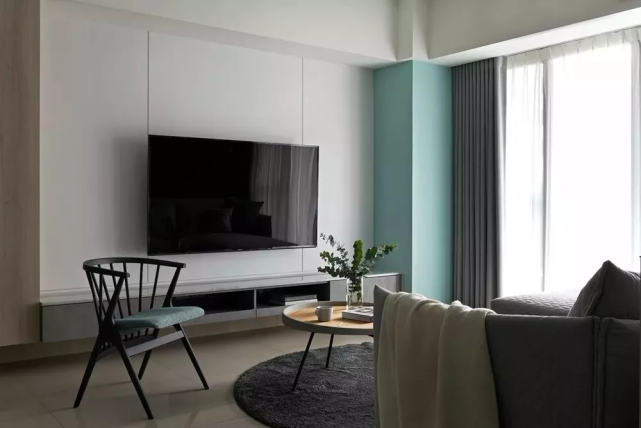 120㎡现代简约风,客厅+书房一体化设计,让你多出一个房间!