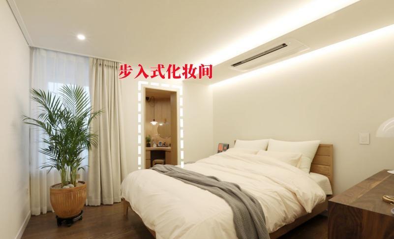 将卧室化妆间设计成步入式，哪怕只有1㎡不到，照样功能性齐全！