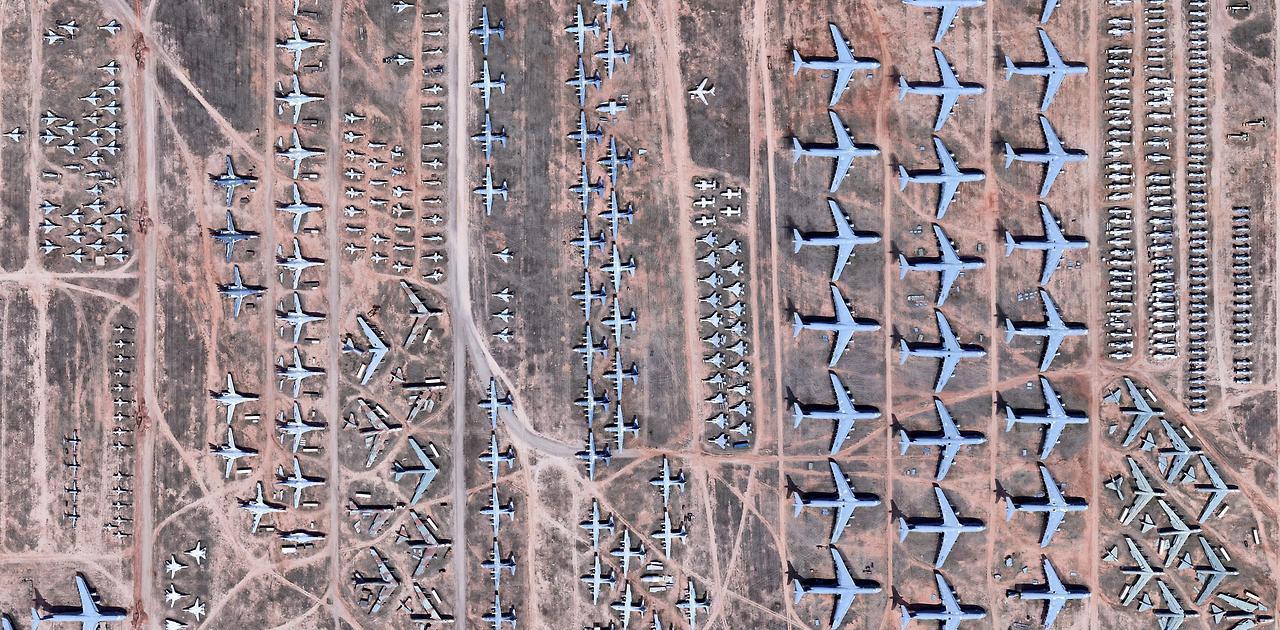 情微说|美国空军力量有多强？这里的4000架退役战机，加上油就能重回蓝天
