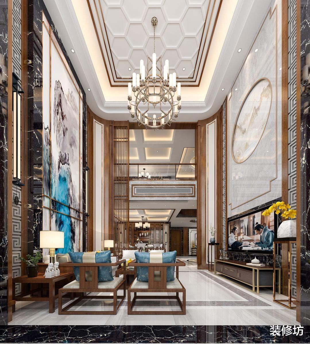 |含蓄内敛的新中式装修,尊重传统,又施之以创新,打造淡雅新中式