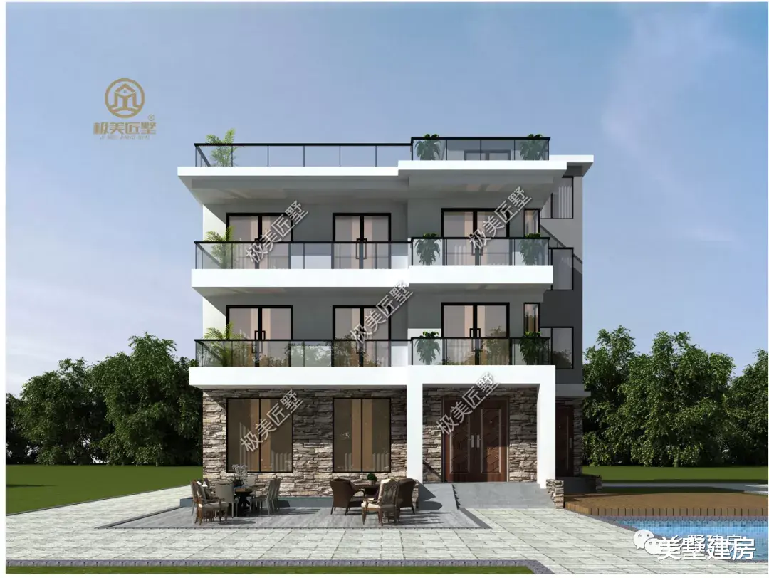 最适合年轻人建的别墅，公寓布局满足新农村生活！