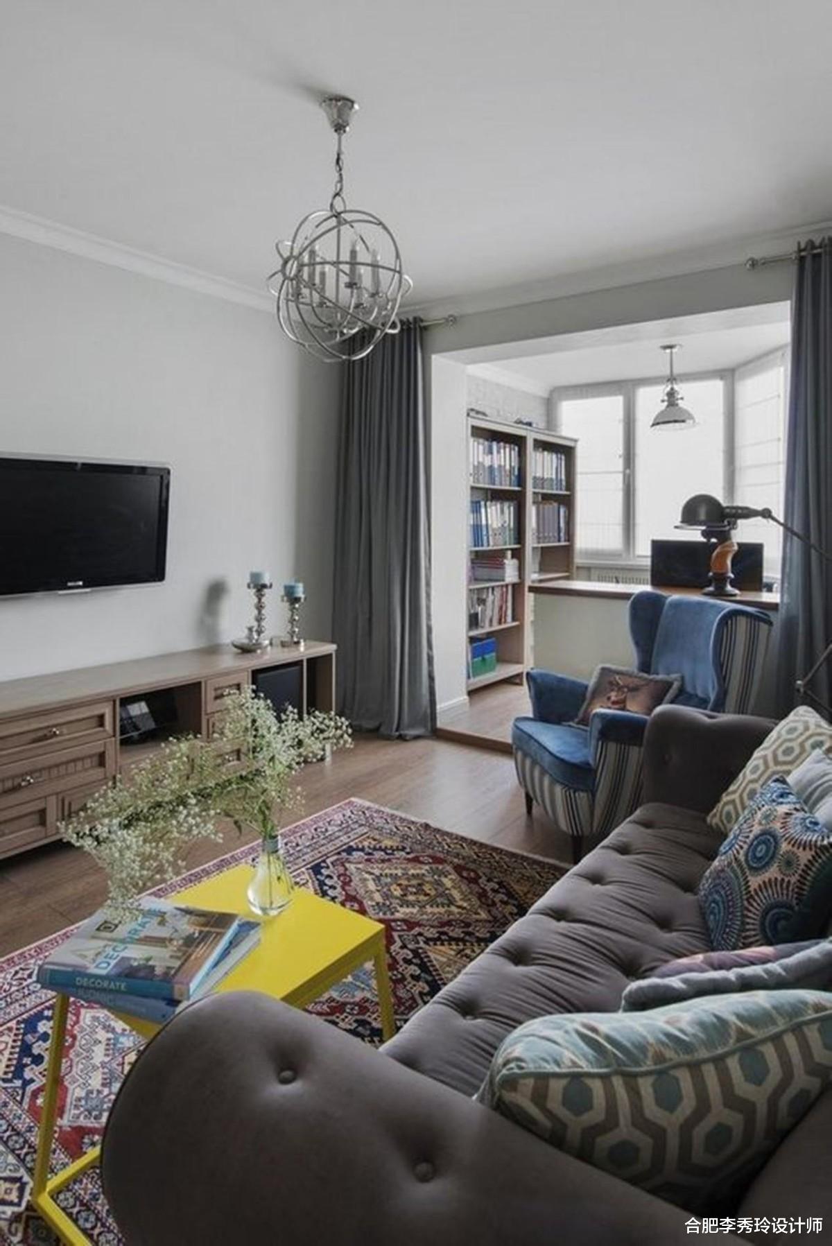 |不必单独留间书房，客厅这4个角落挪一挪，个个都能当书房学习用